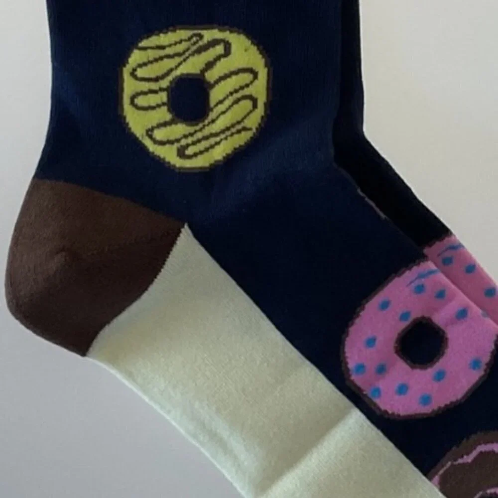 DONUT NOVELTY FUN SOCKS